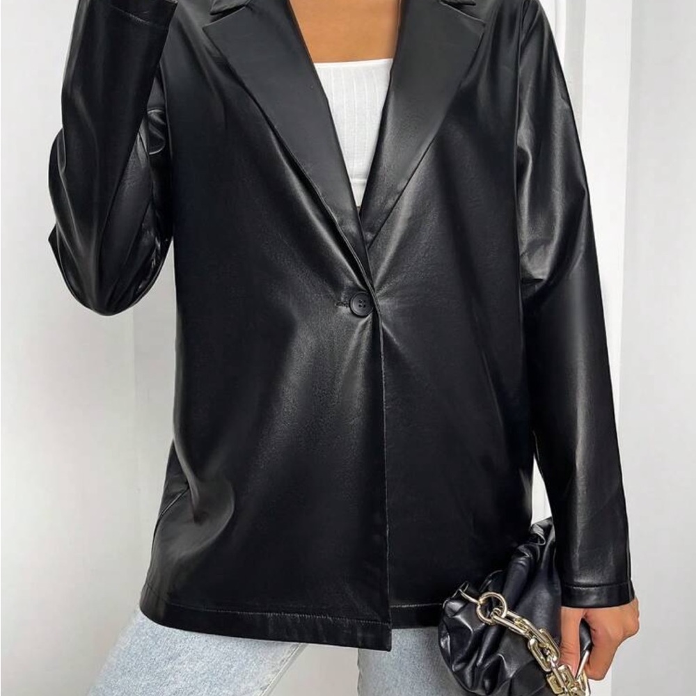 Black Leather Women's Jacket